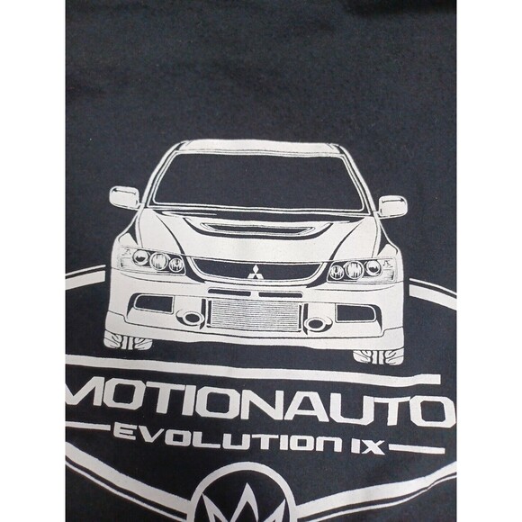 Motionauto Evolution IX Mitsubishi short sleeve Black T-shirt 4XL - Picture 4 of 7